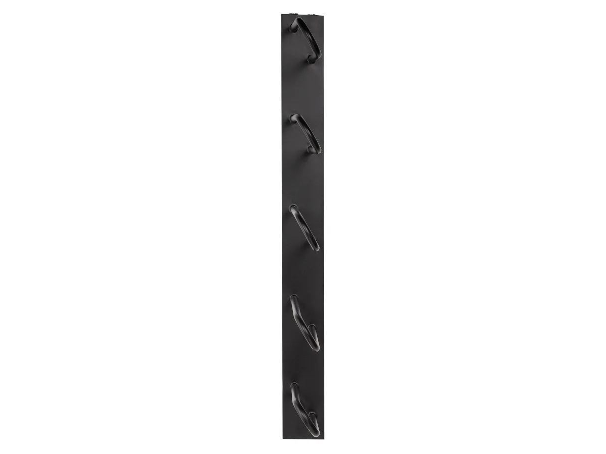 Uscător de prosoape de design LOJIMAX colecția PRUSIAS 1600x400 mm, Negru