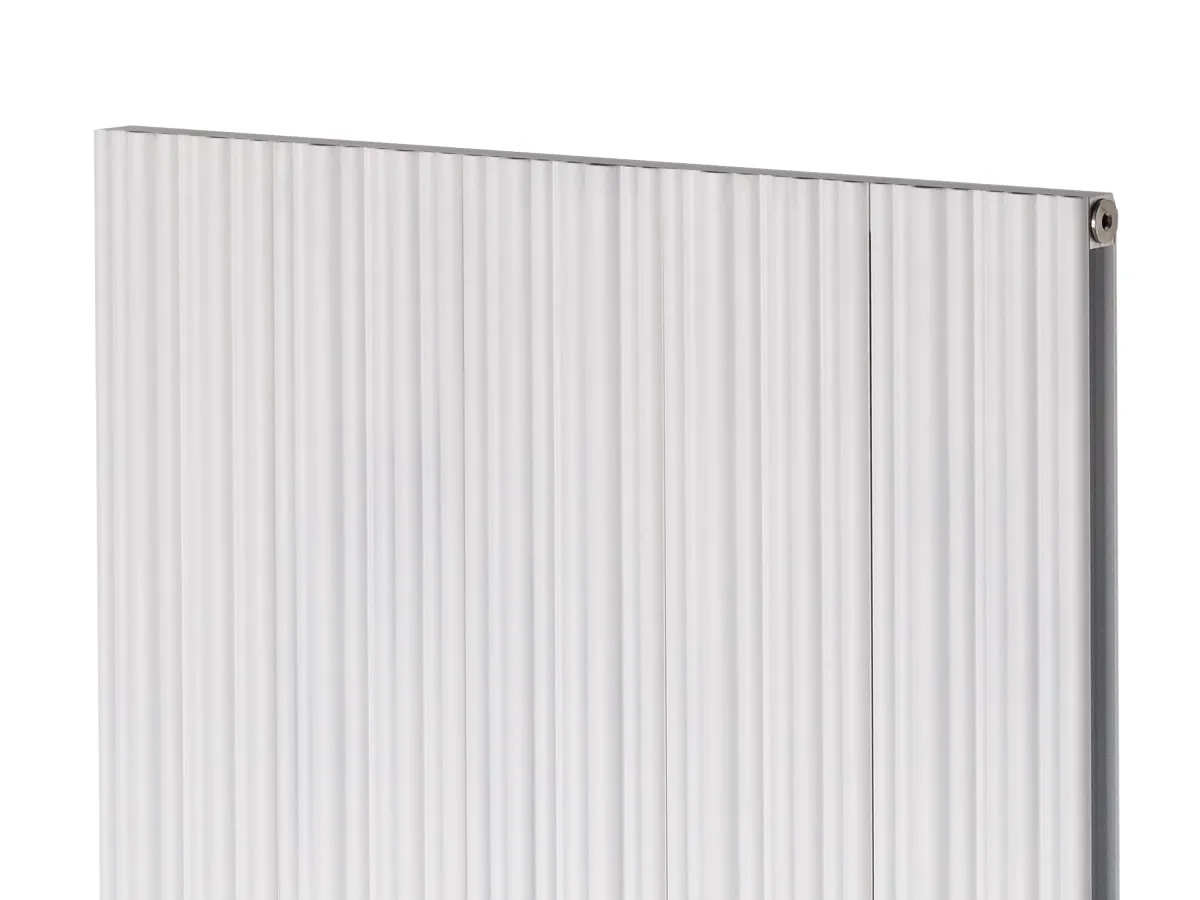 Дизайнерский радиатор LOJIMAX, коллекция BAMBOO DOUBLE Высота 300 мм. Ширина 239 мм. Белый матовый