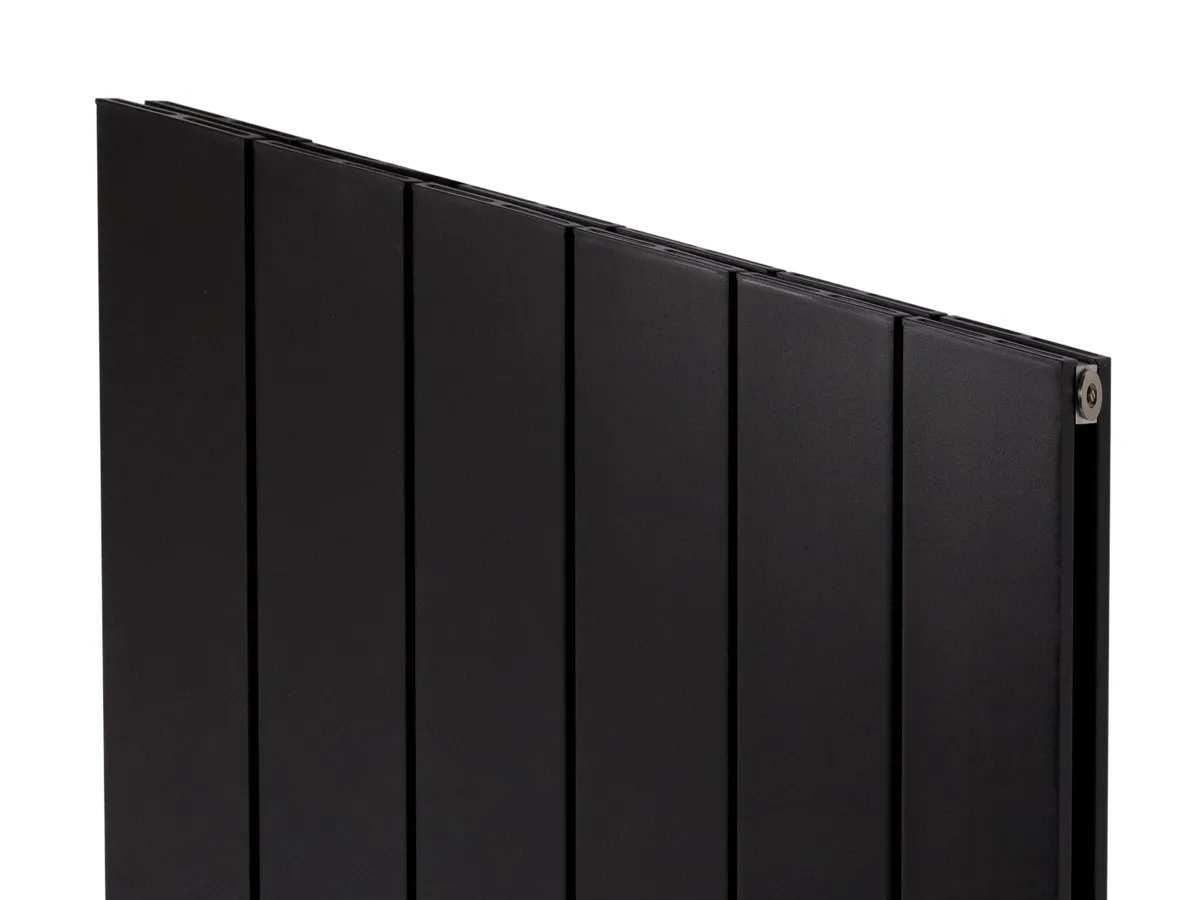 Calorifer decorativ LOJIMAX colecția KALSEDON DOUBLE 1600x375 mm, Negru