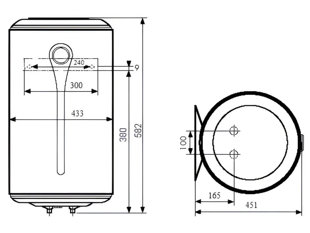 Электрический бойлер Atlantic OPro+ 50 L