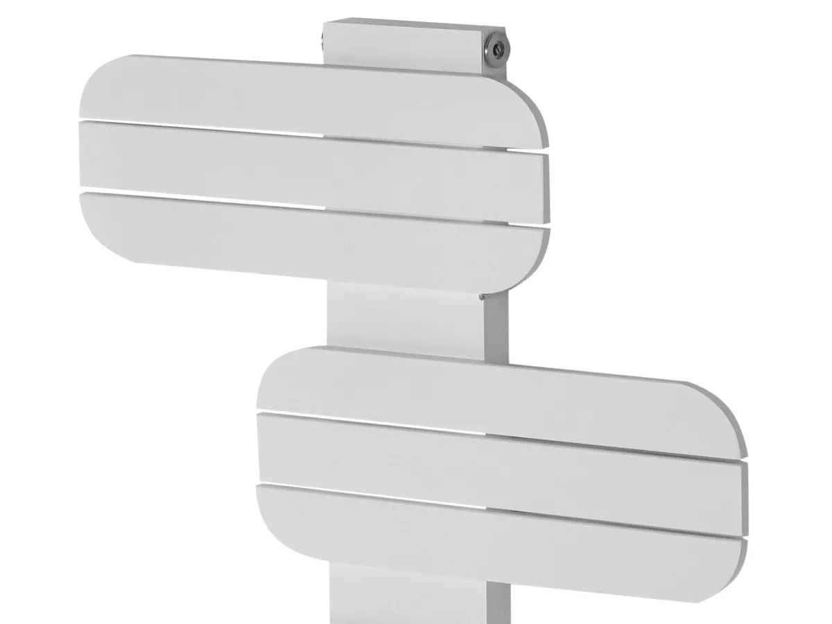Uscător de prosoape de design LOJIMAX colecția BAMITO 1070x500 mm, Alb