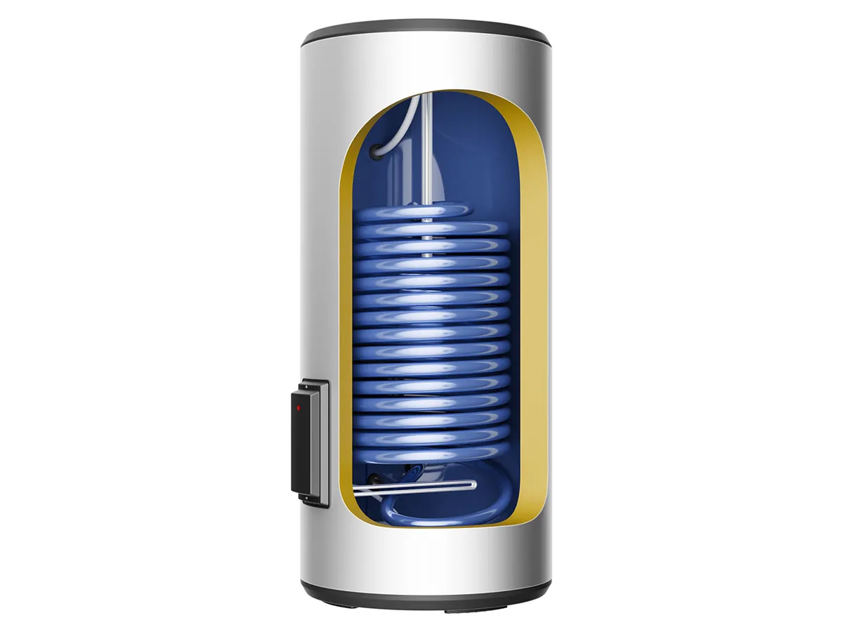Boiler indirect Haier WT200V-SCA3E, 200 l, pentru pompă de căldură, serpentină mărită