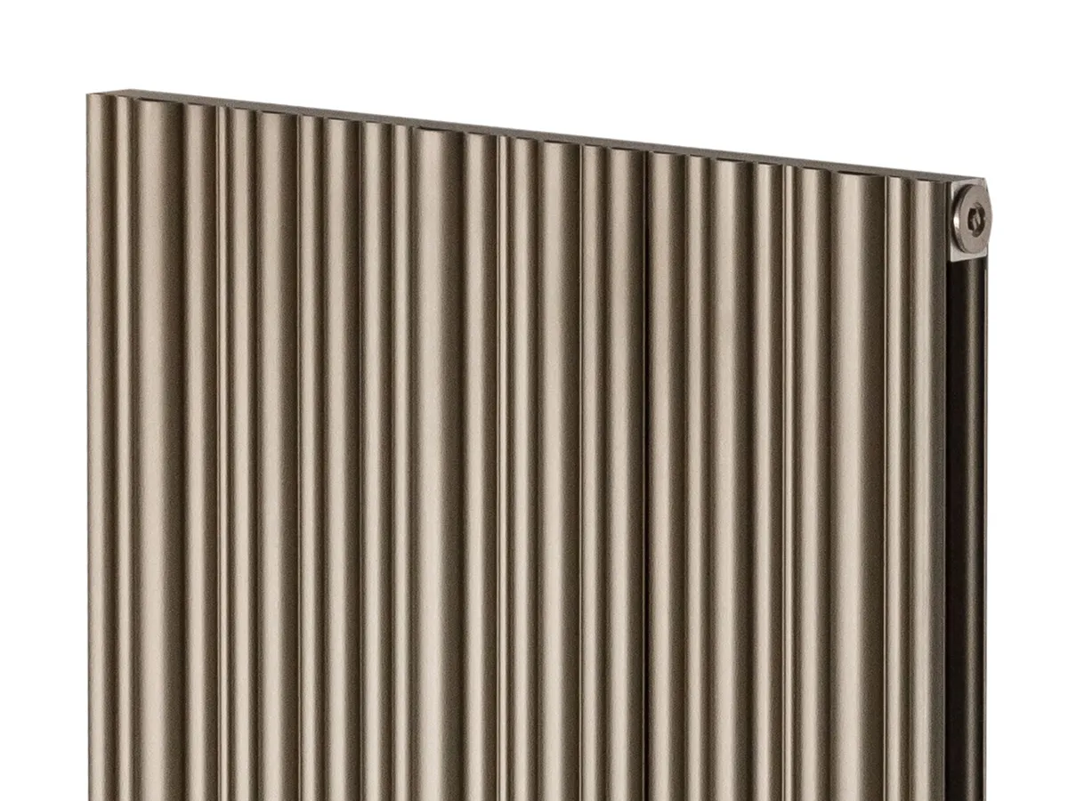 Дизайнерские радиаторы LOJIMAX, коллекция BAMBOO DOUBLE Bronze Matt Anodising
