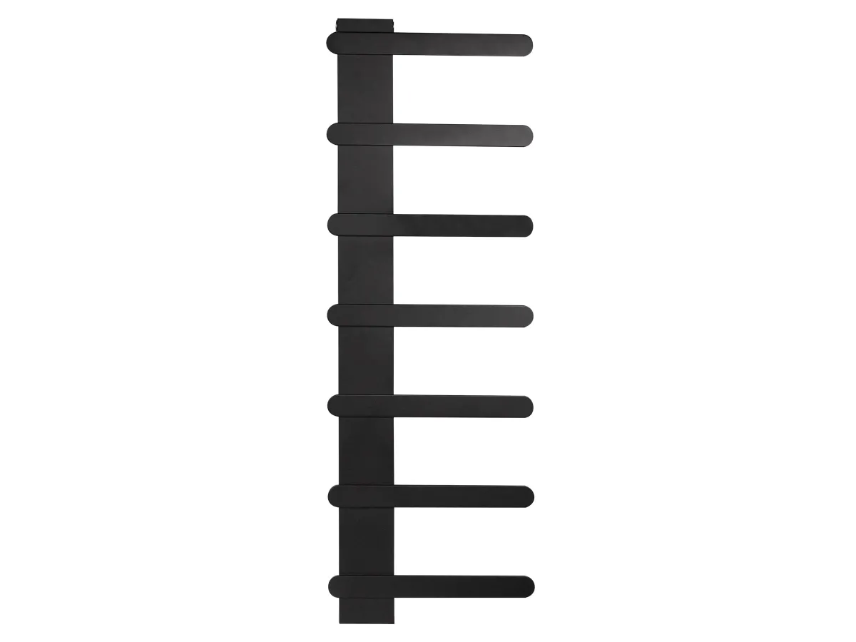 Uscător de prosoape de design LOJIMAX colecția NUMMO STYLE 940x450 mm, Negru