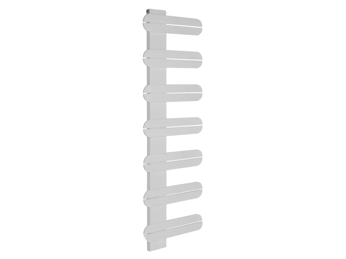 Uscător de prosoape de design LOJIMAX colecția LINEA 1425x500 mm, Alb