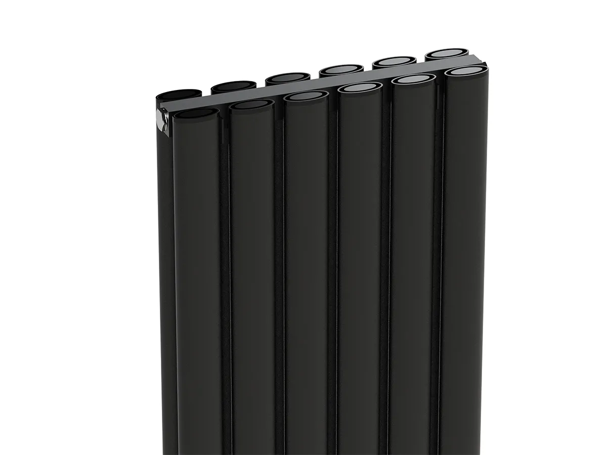 Radiator de design CARISA, colecția TALLIS DOUBLE, 1800x470 mm, NEGRU