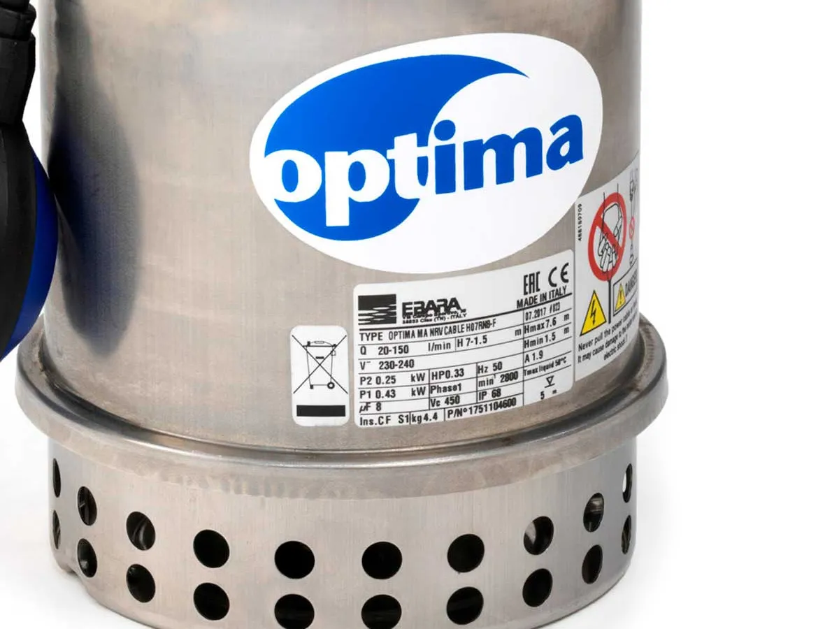 Pompă de drenaj Ebara Optima MA 10M