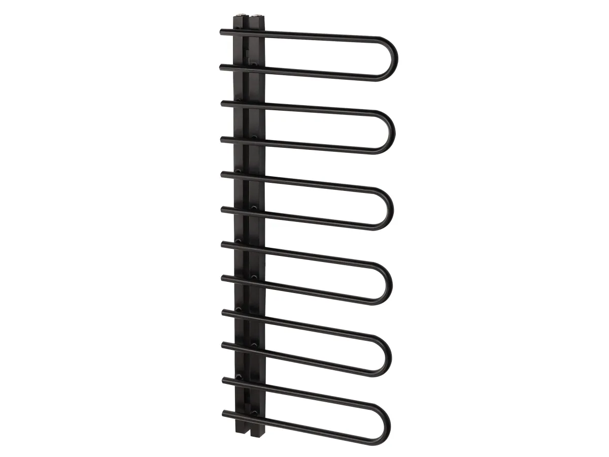 Uscator de prosoape decorativ LOJIMAX, colectie CORTE Negru mat