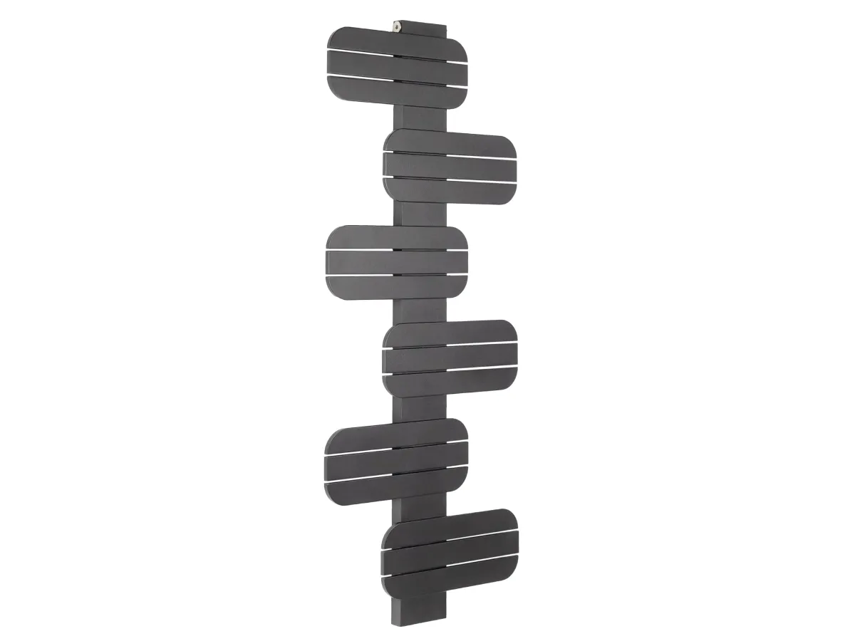 Uscator de prosoape decorativ LOJIMAX, colectie BAMITO Antracit mat