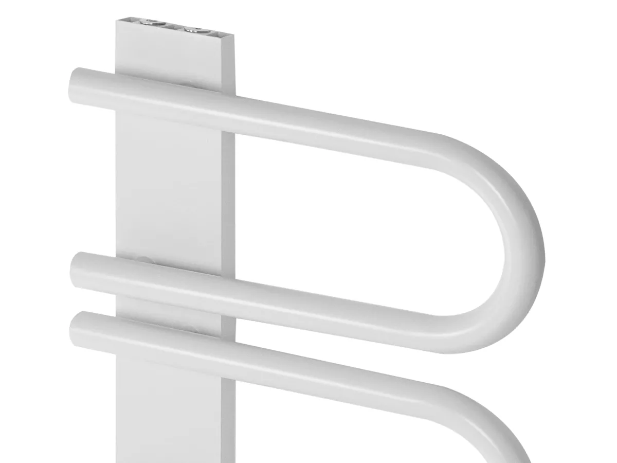 Uscător de prosoape de design LOJIMAX colecția PANA 1720x520 mm, Alb