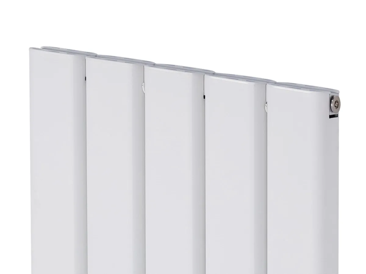 Дизайнерский радиатор LOJIMAX коллекция DIAMOND DOUBLE 1400x396 мм, Белый 