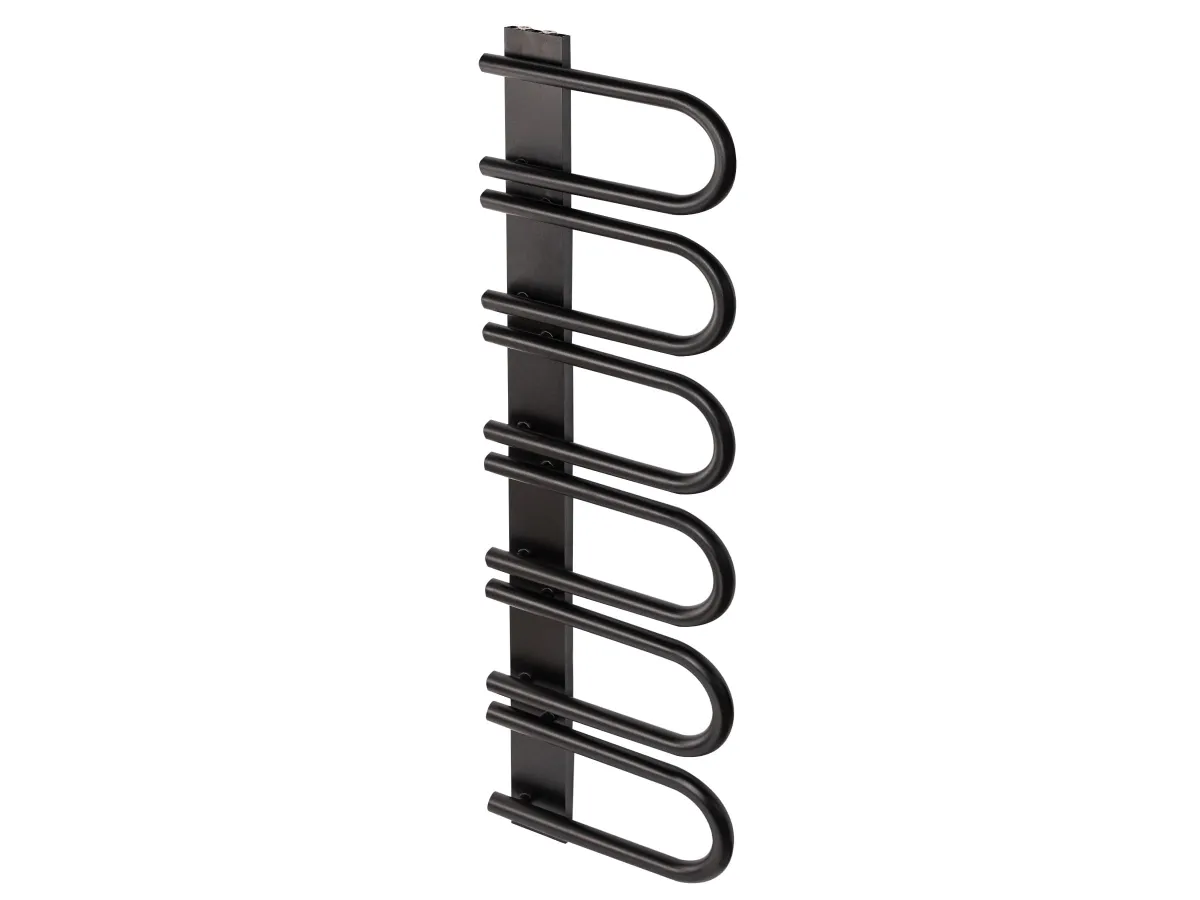Uscător de prosoape de design LOJIMAX colecția PANA 1445x520 mm, Negru