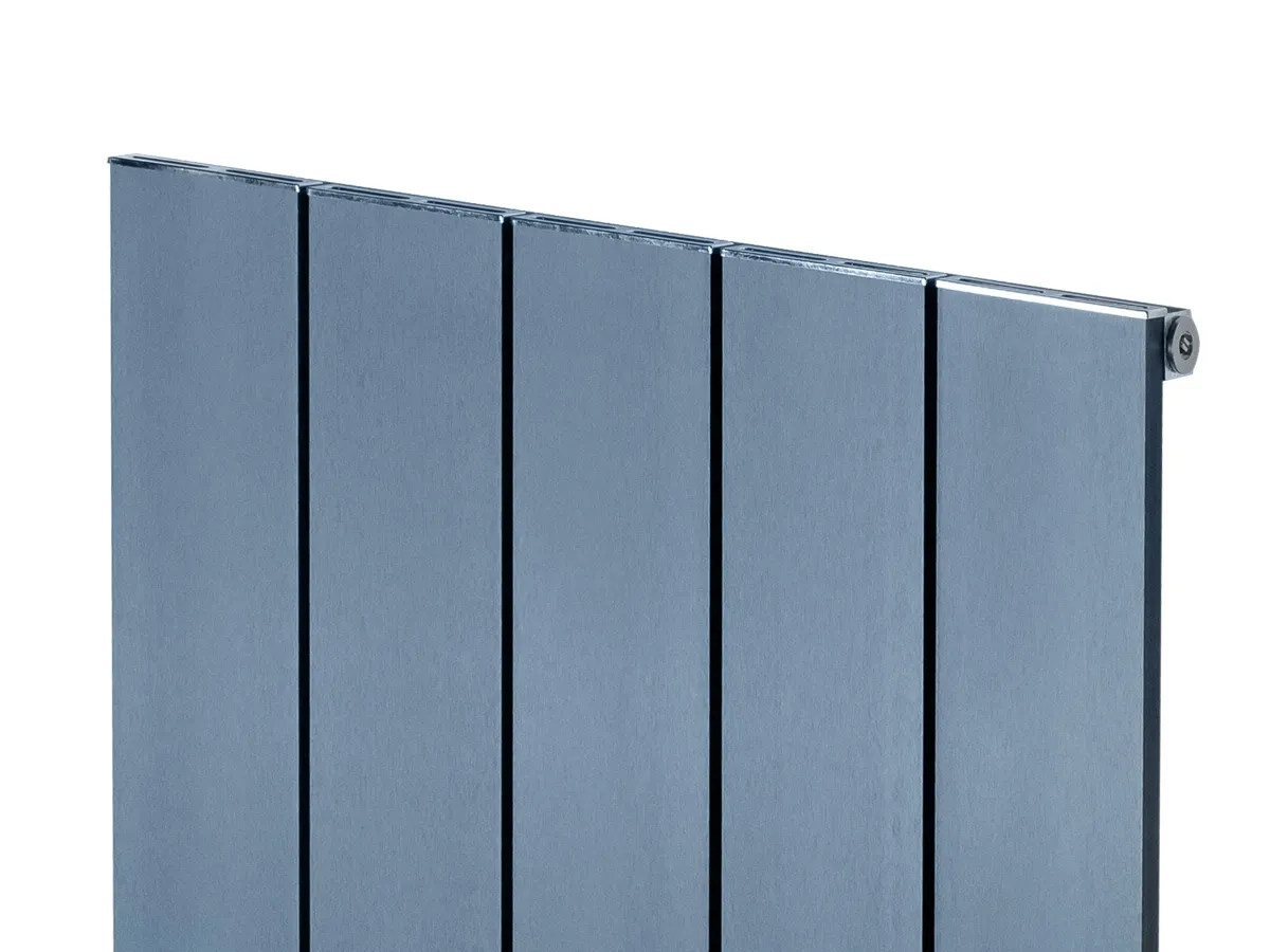 Дизайнерский радиатор LOJIMAX коллекция KALSEDON 1600x375 мм, BLUE SATIN