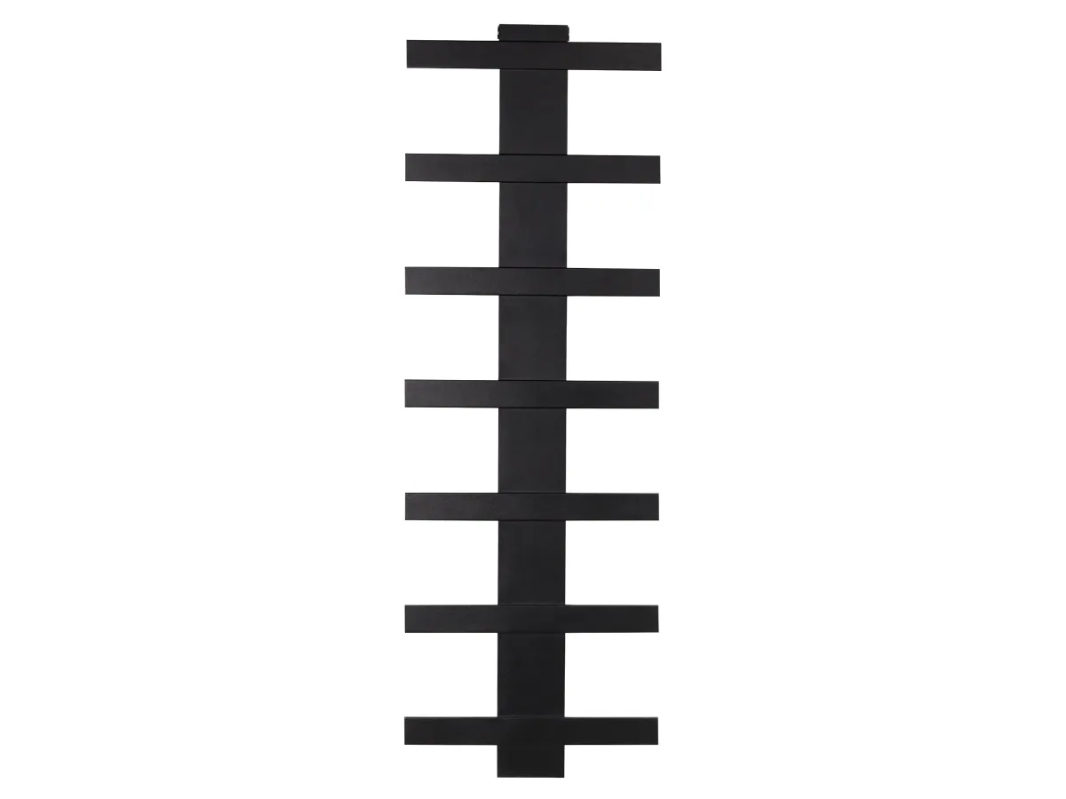 Uscător de prosoape de design LOJIMAX colecția ALBATROS STYLE 1140x450 mm, Negru