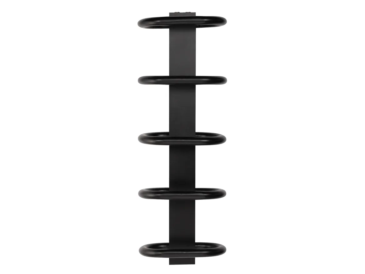 Uscător de prosoape de design LOJIMAX colecția TEOS 910x400 mm, Negru