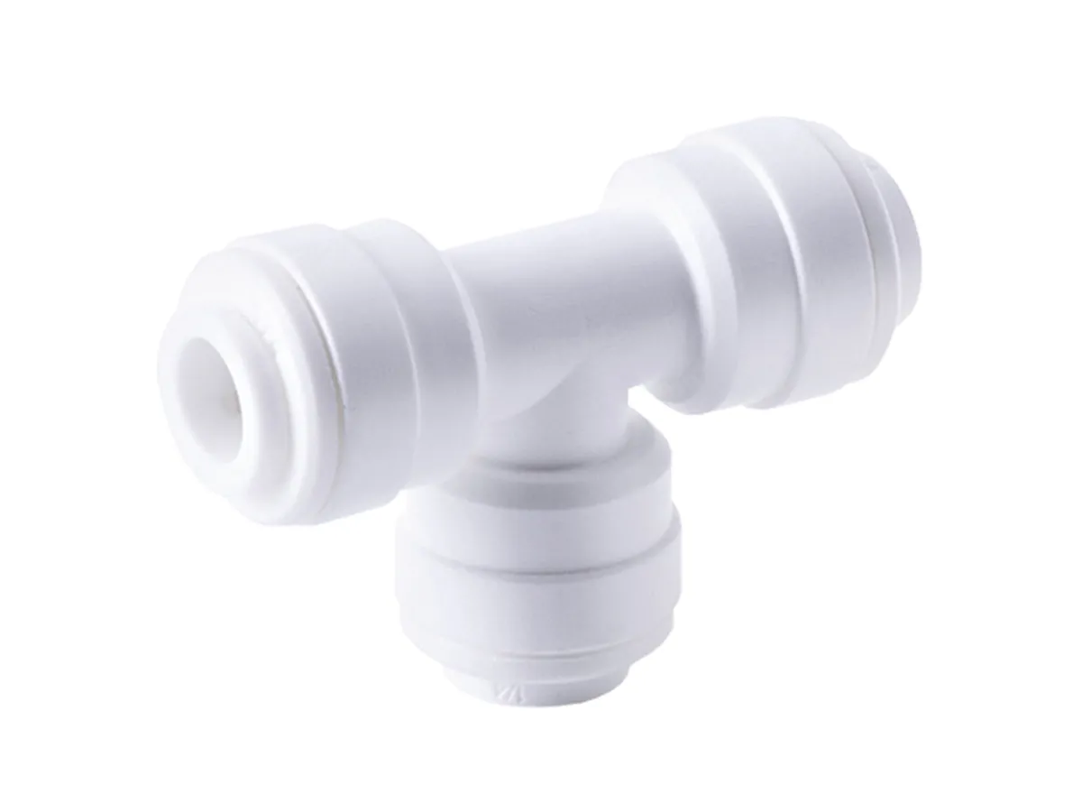 Racord tip T cu apăsare 1/4"×1/4"×1/4" pentru sistemele de osmoză inversă