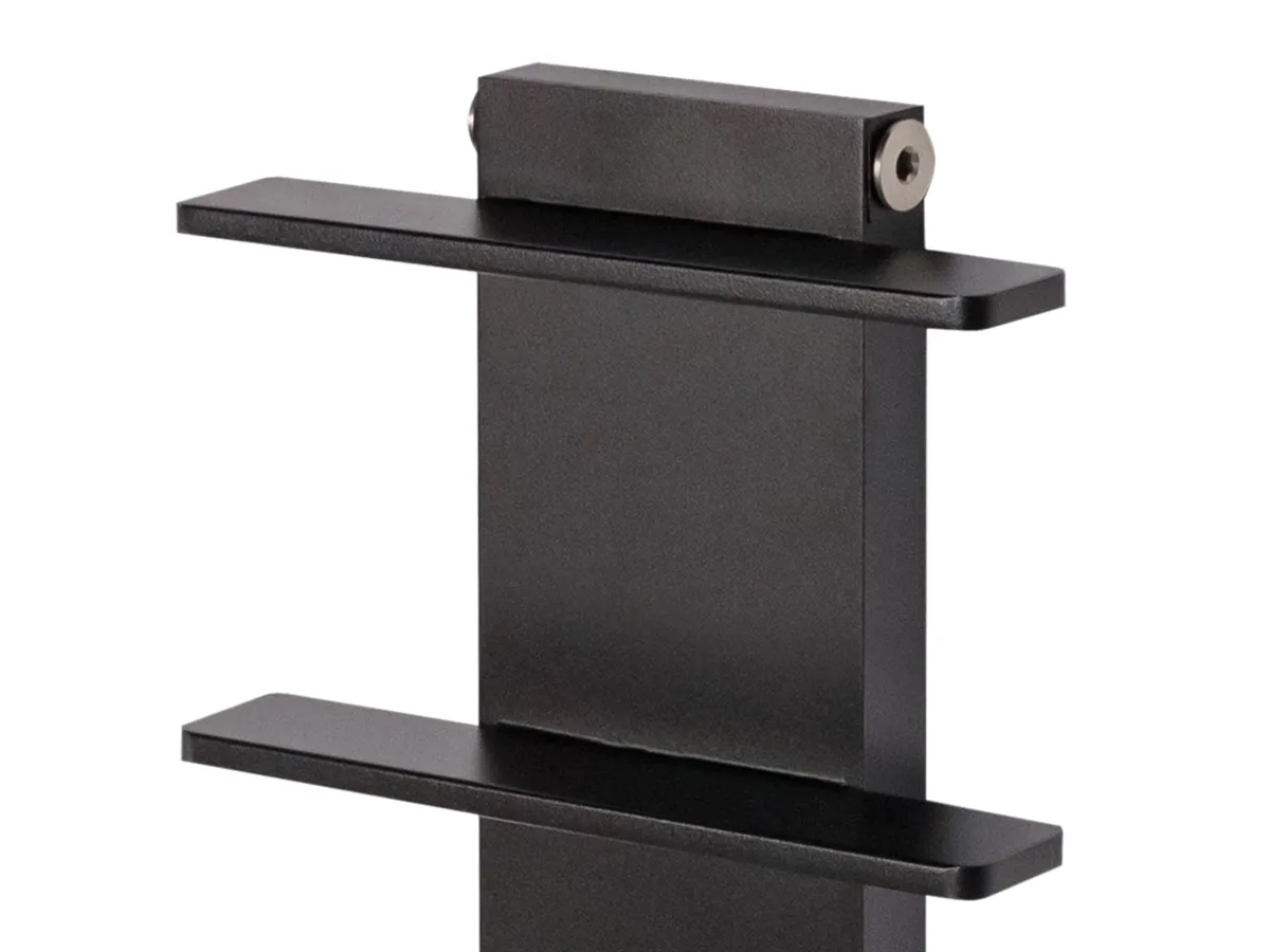 Uscător de prosoape de design LOJIMAX colecția CARETTA 1675x250 mm, Negru