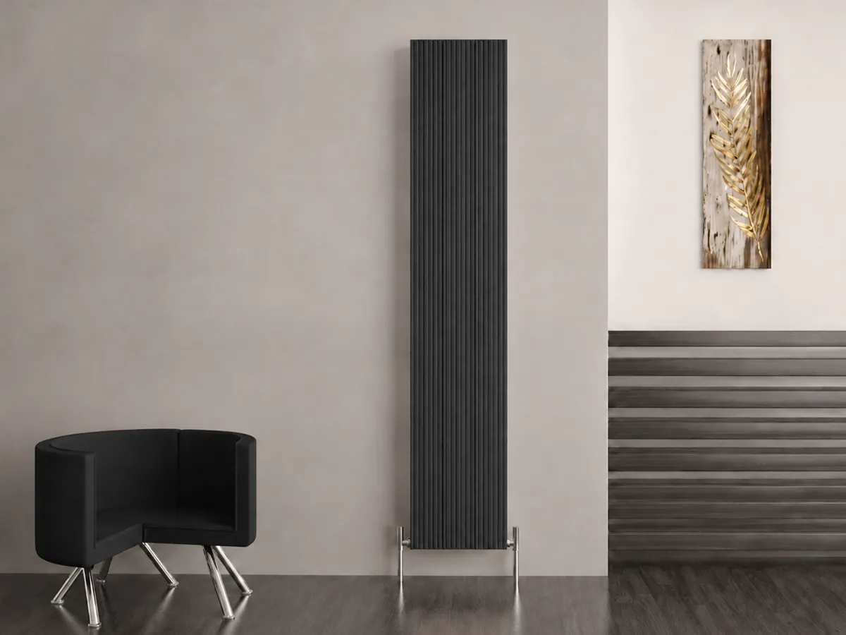 Calorifer decorativ CARISA, colecția MONZA DOUBLE, 1800x375 mm, ANTRACIT
