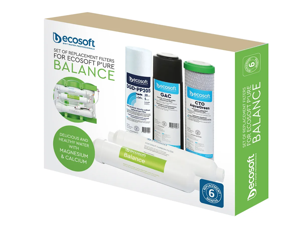 Set de cartuse pentru sistem cu osmoza inversa PURE BALANCE