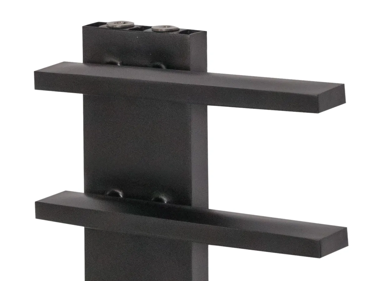 Uscator de prosoape decorativ LOJIMAX, colectie LION Negru mat