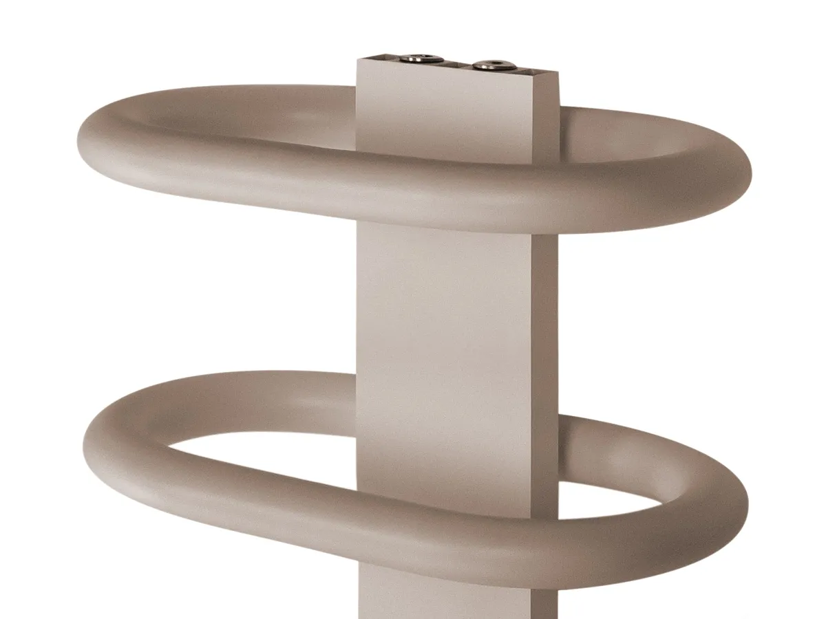 Uscător de prosoape de design LOJIMAX colecția TEOS 910x400 mm, Kiwi