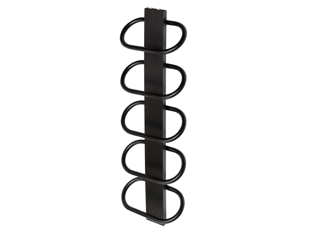 Uscator de prosoape decorativ LOJIMAX, colectie PEARL Negru mat