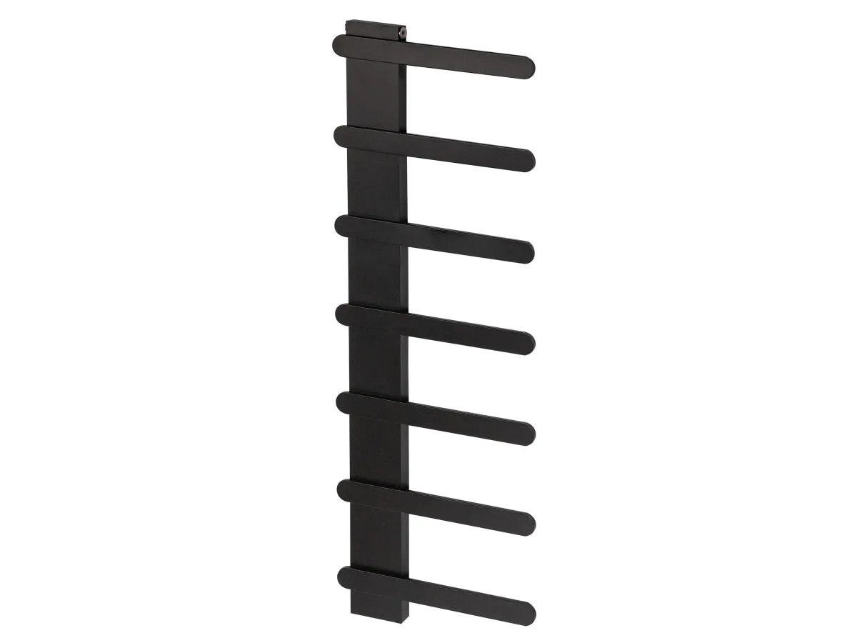 Uscător de prosoape de design LOJIMAX colecția NUMMO STYLE 1540x450 mm, Negru
