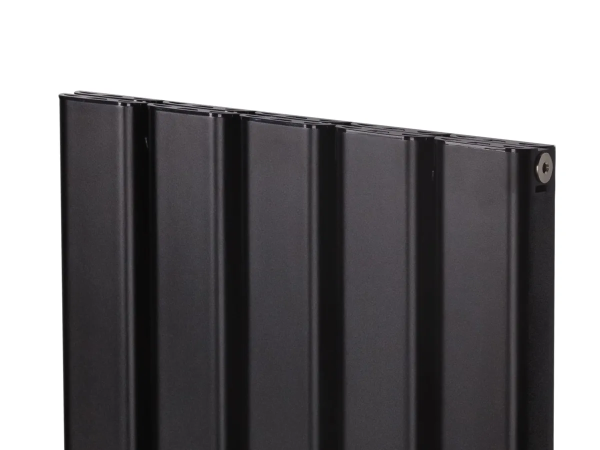 Calorifer decorativ LOJIMAX colecția DIAMOND DOUBLE 1600x496 mm, Negru