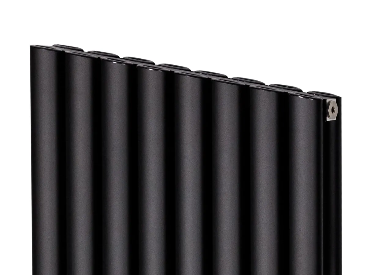 Calorifere decorativ LOJIMAX, colectia BELLA DOUBLE negru mat