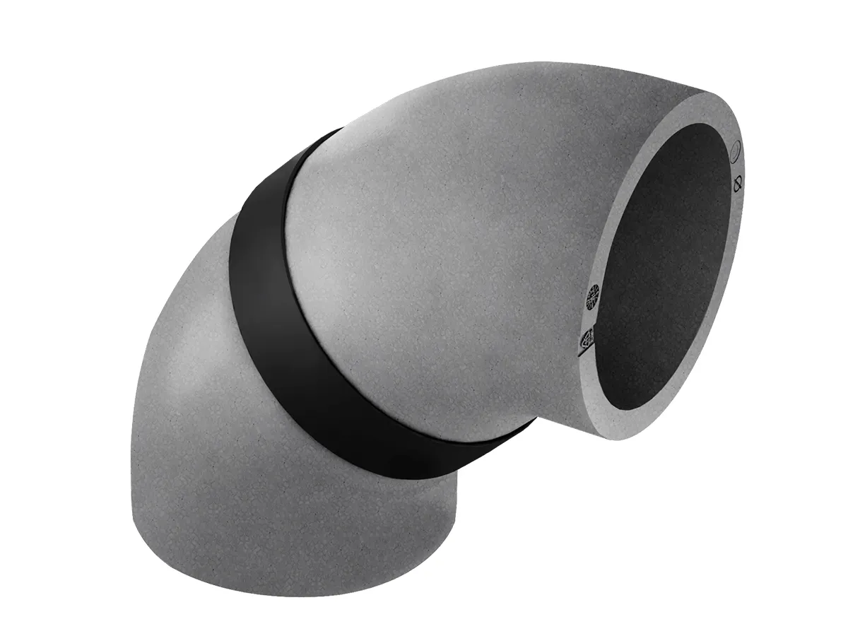 Cot izolat 45° Heatpex ARIA ADURO Ø200 mm pentru ventilație