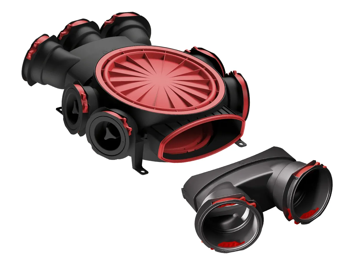 Modul cu două ieșiri HEATPEX ARIA CONNECT 2 x Ø90 mm