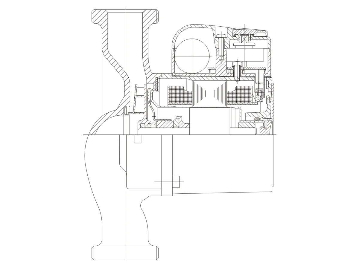 Pompa circulatie IMP Pumps GHN 32/120-180