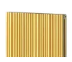 Дизайнерский радиатор LOJIMAX, коллекция BAMBOO DOUBLE Высота 300 мм. Ширина 239 мм. GOLD MATT ANODISING