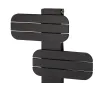 Uscător de prosoape de design LOJIMAX colecția BAMITO 1070x500 mm, Negru