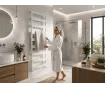 Uscător de prosoape de design CARISA, colecția NINOVA BATH, 810x500 mm, ALB