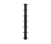 Uscător de prosoape de design LOJIMAX colecția CARETTA 1675x250 mm, Negru