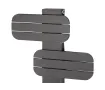 Uscator de prosoape decorativ LOJIMAX, colectie BAMITO Antracit mat