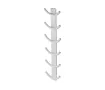 Uscător de prosoape de design LOJIMAX colecția OXY 1540x400 mm, Alb