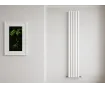Radiator de design CARISA, colecția TALLIS DOUBLE, 1800x350 mm, ALB