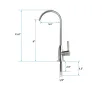 Robinet pentru sistem de osmoză inversă SUS304 INOX