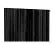 Дизайнерский радиатор LOJIMAX коллекция BAMBOO 1600x479 мм, Черный 