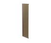 Дизайнерский радиатор LOJIMAX коллекция BAMBOO 1600x479 мм, Bronze Light Anodising