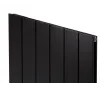 Calorifer decorativ LOJIMAX colecția KALSEDON DOUBLE 1400x470 mm, Negru