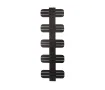 Uscător de prosoape de design LOJIMAX colecția DOSIA 1450x500 mm, Negru