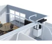 Рекуператор воздуха с системой приточно-вытяжной вентиляцией Mitsubishi Electric VL-500CZPVU-L-EG (подключение воздуховода слева, расход воздуха 500 м³/ч)
