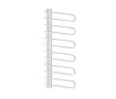 Uscător de prosoape de design LOJIMAX colecția CORTE 1600x500 mm, Alb