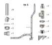 Kit complet coș de fum INOX izolat AISI 304, Ø150–230 mm, lungime 5 m, pentru cazane 10–30 kW (Varianta №5)