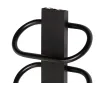 Uscator de prosoape decorativ LOJIMAX, colectie PEARL Negru mat