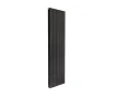Calorifer decorativ LOJIMAX, colectia  KALSEDON DOUBLE высота 400 mm. ширина 1895 mm. BLACK SATINE