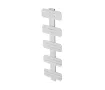 Uscător de prosoape de design LOJIMAX colecția DOSIA 1450x500 mm, Alb